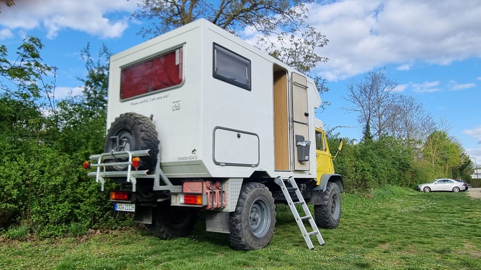 UNIMOG 404.S Oldtimer Allrad Wohnmobil in Walzbachtal