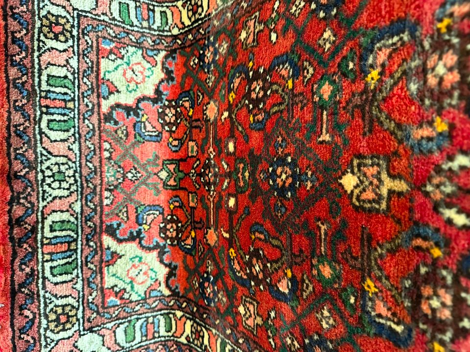 Handgeknüpfter Perser Orientteppich: Hamadan Läufer 188x75cm in Wuppertal