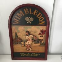 Tennis Wandschild Wimbledon Tennis Club Pub Bar Dekoration Sport Hessen - Rödermark Vorschau