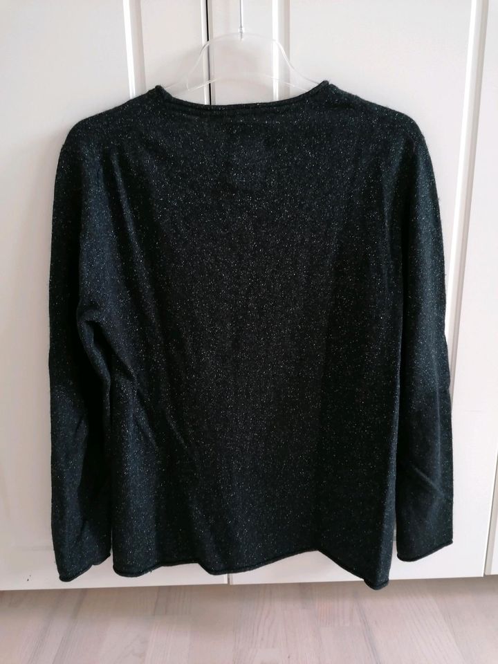 Key Largo Woll Pullover mit Seide schwarz meliert Gr. S in Ismaning