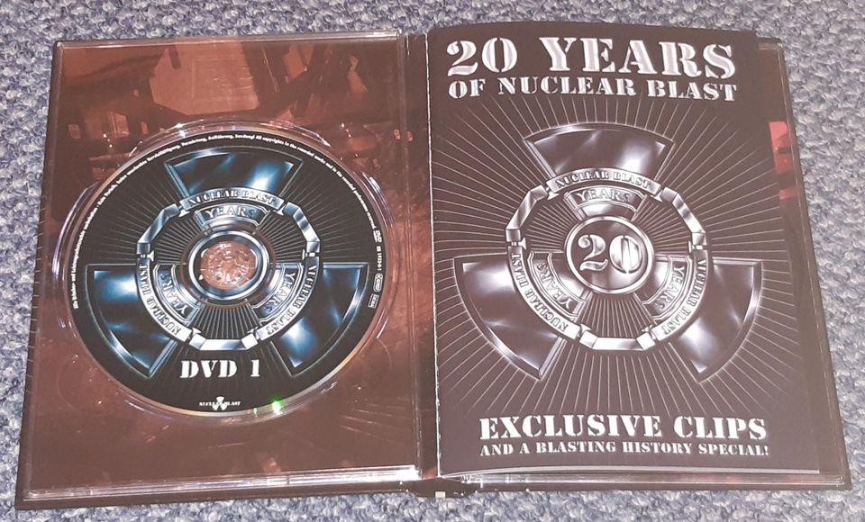 2 DVDs + Booklet "20 YEARS OF NUCLEAR BLAST" - Exclusive Clips in Donzdorf