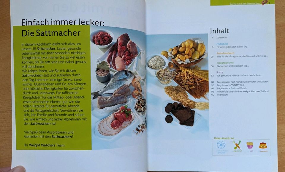 Weight Watchers Kochbuch "Kochen mit Sattmachern" in Frankfurt am Main