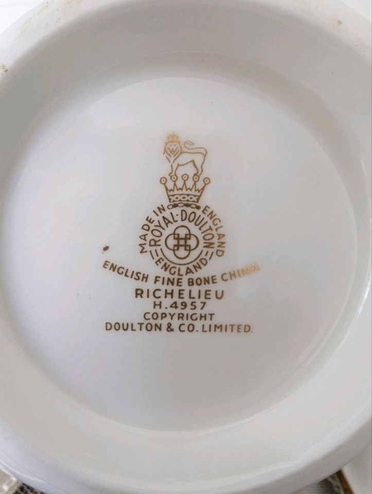 Zauberhafte Porzellan Zuckerdose ⚜️ England Royal Doulton in Glienicke/Nordbahn