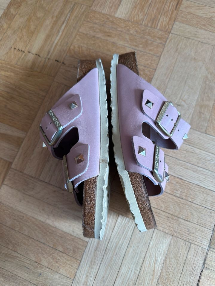 Birkenstock Arizona Echtleder Nieten seltenes Modell normal weit in Templin