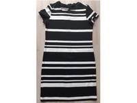 NEU: Mini-Kleid, Shirtkleid, schwarz weiß gestreift, Größe 36/38 Thüringen - Altenburg Vorschau