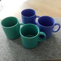 4x IKEA Kaffeebecher grün+blau Hessen - Naumburg  Vorschau