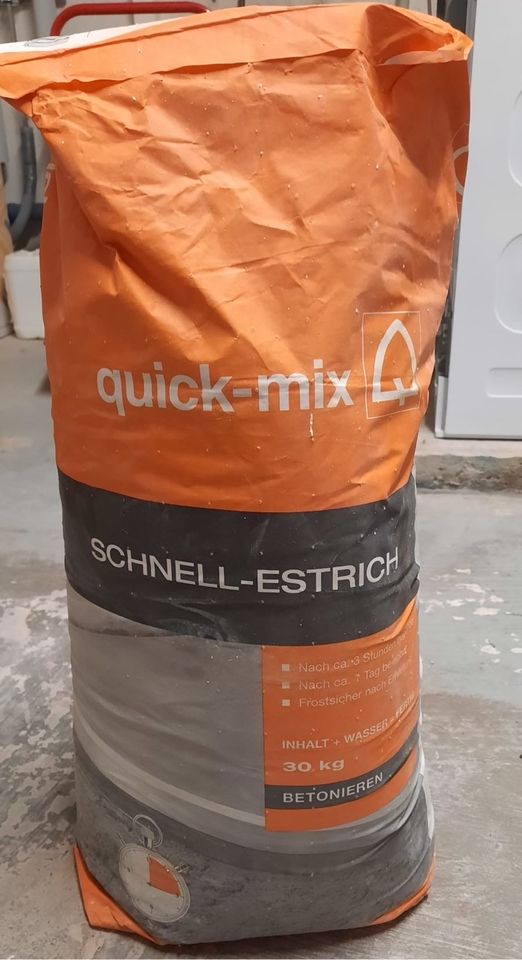 Quick-Mix Schnell-Estrich 30kg NEU in Kappelrodeck