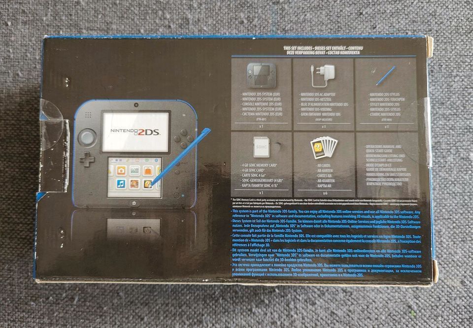 Nintendo 2DS *Black&Blue EDT. Sega Sony SNES Game Boy CIB NEU OVP in Mannheim