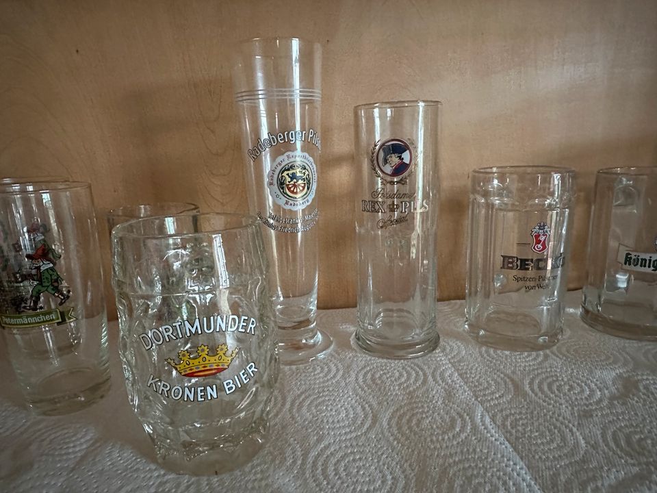 Sammlung Biergläser in Leipzig