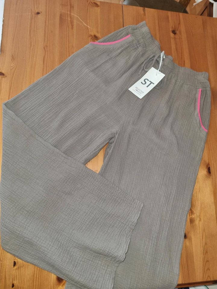 Musselin hose pink beige taupe s/m in Rodewald
