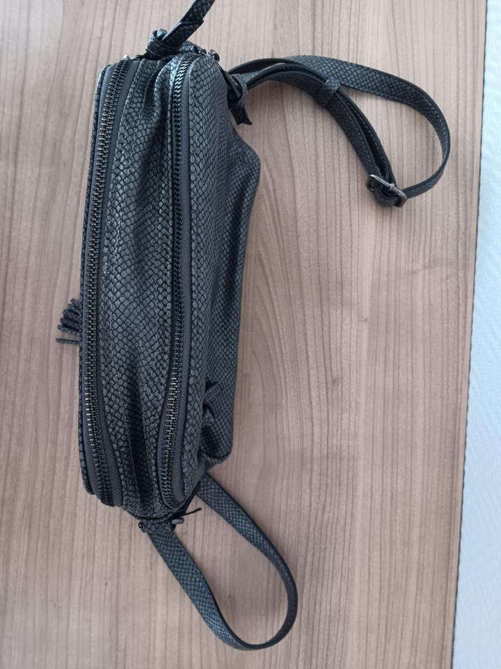 Handtasche, Umhängetasche, PICARD, Leder, dunkelgrau in Meppen