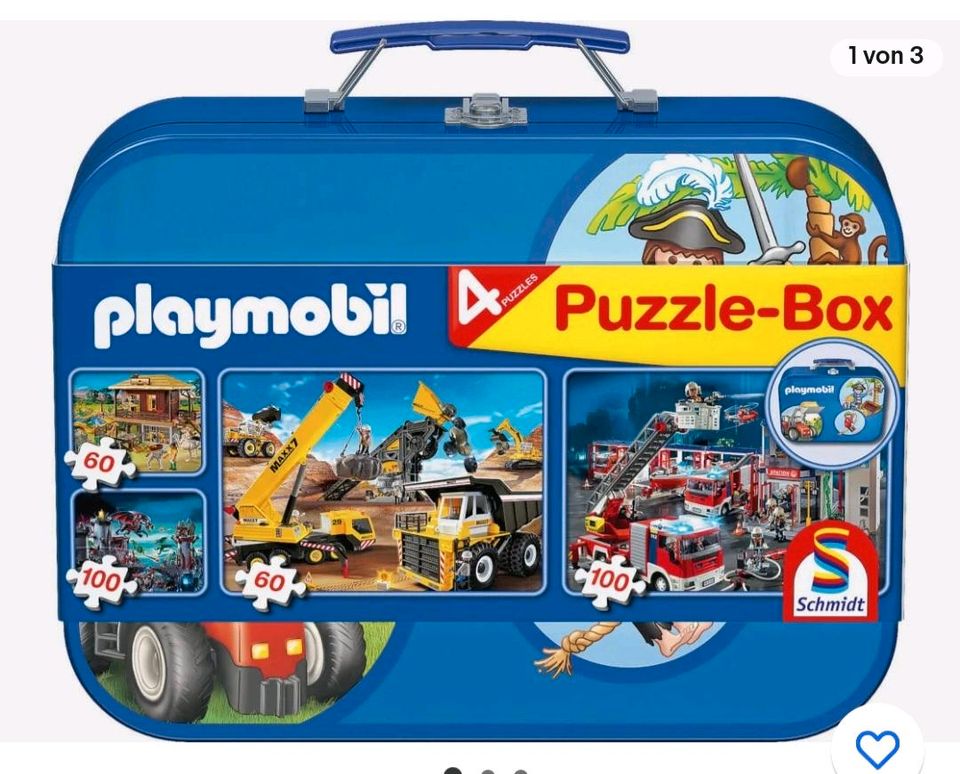 Playmobil Puzzle Koffer Box 60/100 Teile in Dinslaken