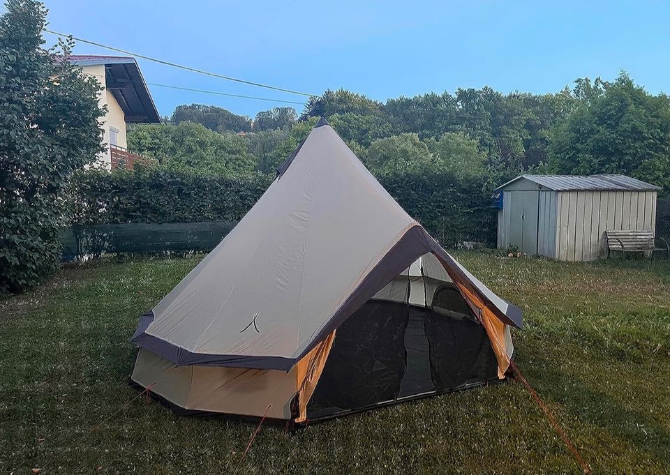 8 Personen Rundzelt, Tipi, Pyramidenzelt Gruppen Zelt Camping NEU in Weilburg