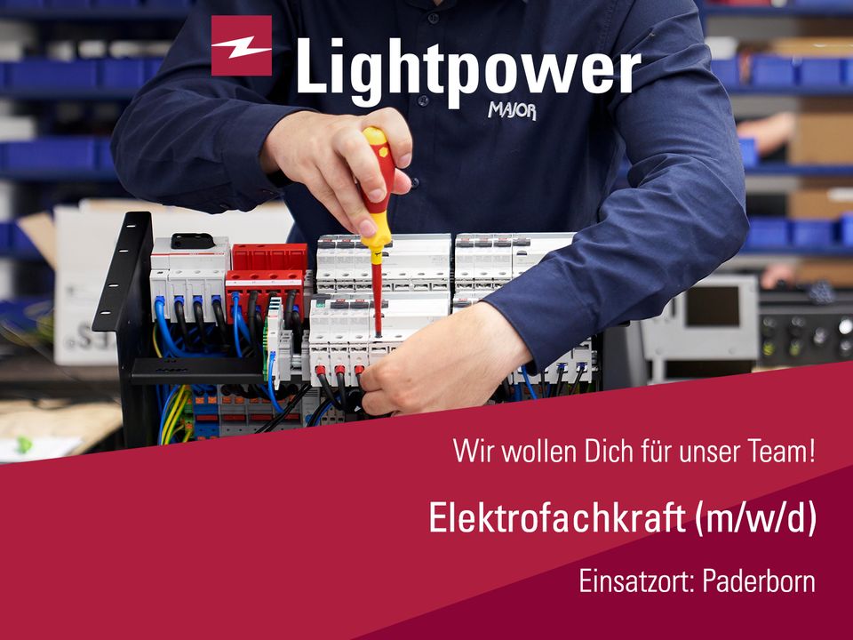 Elektrofachkraft (m/w/d) - Wir wollen Dich für unser Team! in Paderborn