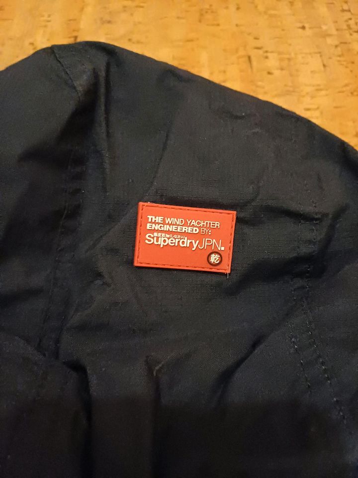 Superdry Jacke L, Wind Yachter dunkelblau in Wetter (Ruhr)