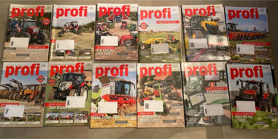 Profi Magazin 2021, Trecker, Anleitung in Börger