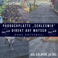 Paddockplatte Typ „Schleswig“ Paddockplatten Bodenbefestigung Bodenplatten Pferdematten Matschplatte Anti-Matsch Paddockmatten Kunststoffplatten Schleswig-Holstein - Meggerdorf Vorschau