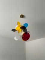 Designer Lampe Bauhaus Plexiglas Hängelampe Hängeleuchte Berlin - Köpenick Vorschau