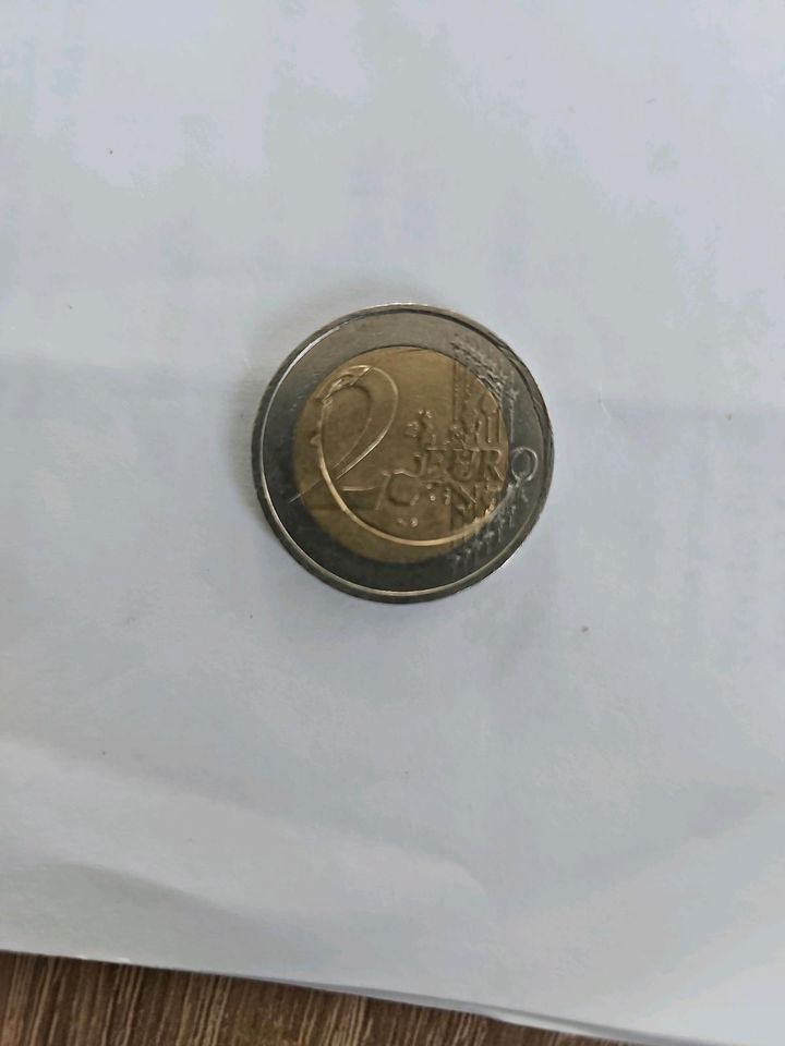 2 Euro Münze Frankreich Fehlprägung in Hamburg