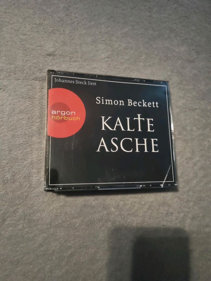 Kalte Asche Simon Beckett Hörbuch 6 CD´s in Haan