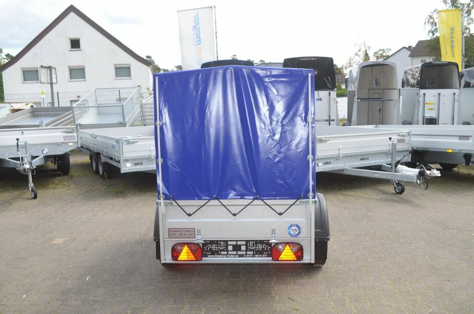 PKW Anhänger NEU 750 Kg Tieflader 2060x1100x1260 mm Agados in Bielefeld