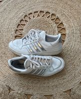 adidas Damen Team Court Schuhe EG9824 weiß Silber Bayern - Haßfurt Vorschau