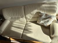 Leder-Sofa mit zwei Sessel und Hocker Bayern - Freising Vorschau