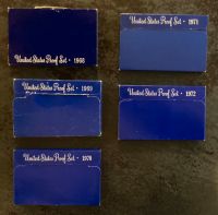 5x US Proof Sets, 1968-S bis 1972-S in OVP Niedersachsen - Hinte Vorschau