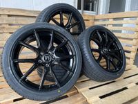 V1 Wheels V1 18 Zoll Schwarz Sommerreifen Felgen Winterreifen Mercedes A Klasse W176 W245 B Klasse W246 C63 AMG C Klasse W204 Coupe Cabrio CLA 117 E Klasse W207 W212 VW Golf 5 6 7 8  Sportsvan Hybrid Hessen - Rodgau Vorschau