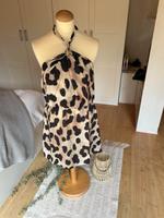 H&M Kleid Neckholderkleid beige schwarz Gr.M Hessen - Borken Vorschau