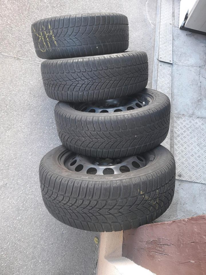 Winterräder VW ET 48 Stahlfelgen 205/55R16 in Schwieberdingen