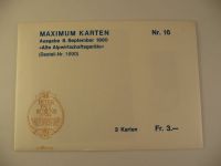 3 Liechtenstein Maximumkarten 1980, Nr. 16, Alte Alpwirtschafts.. Bayern - Bamberg Vorschau