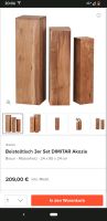 Massivholz Säulen Beistelltisch Dekoration Rostock - Stadtmitte Vorschau