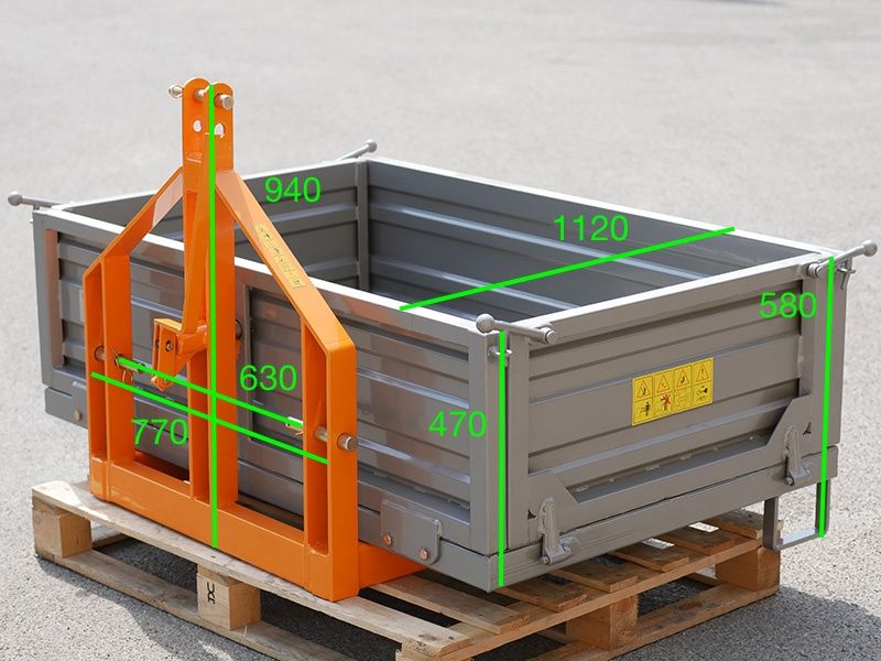 DELEKS® T-1600H Heckcontainer Mulde Heckmulde HYDRAULISCH kipp in Pfaffenhofen a. d. Glonn