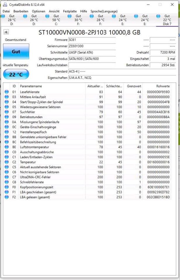 Seagate Expansion 10 TB IronWolf USB 3.0 Festplattengehäuse in Fürstenwalde (Spree)