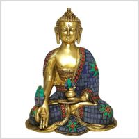 Medizinbuddha Messing 25 cm ca.3 KG Nepal Tibet Indien Buddhismus Altona - Hamburg Bahrenfeld Vorschau