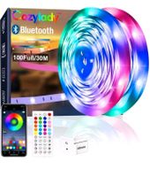 Cozylady Bluetooth LED Strip 30m, RGB Streifen mit Fernbedienung Duisburg - Hamborn Vorschau