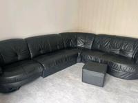 Große Leder Couch, Ecksofa in schwarz Niedersachsen - Gleichen Vorschau