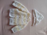 Baby Strickjacke und Mütze, Größe 56 Hessen - Altenstadt Vorschau