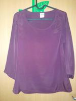 Bluse Oberteil Vero Moda XS 34 weinrot glänzend dünn blickdicht Bayern - Gröbenzell Vorschau