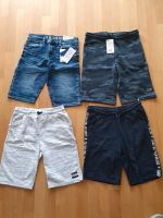 3 kurze Sweathosen und 1 Jeans Shorts Gr.  164 Nordrhein-Westfalen - Ratingen Vorschau