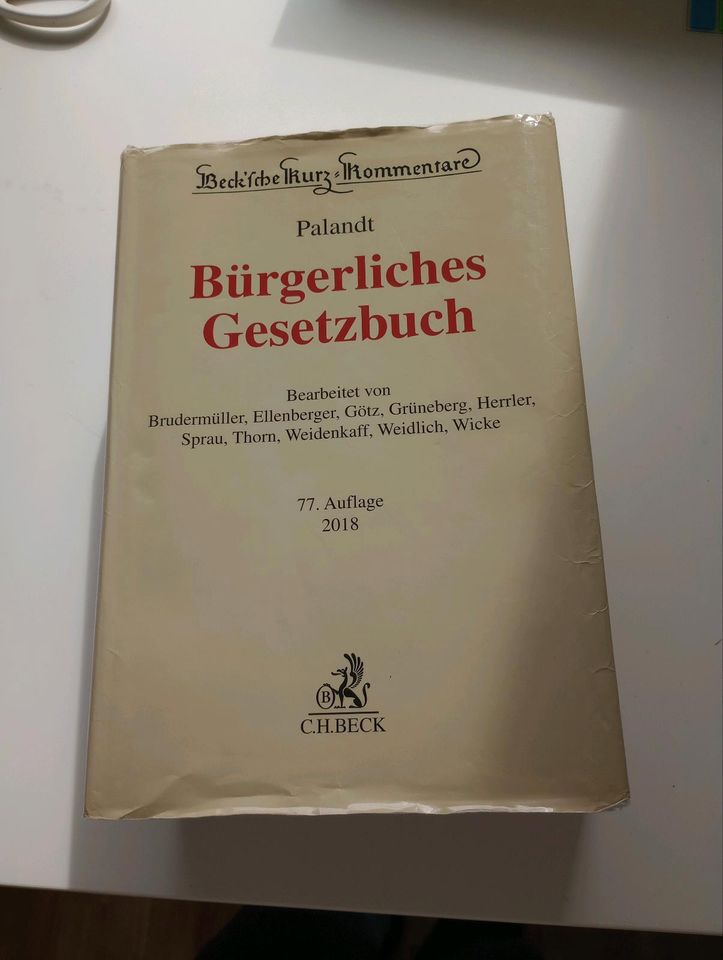 Palandt, BGB, 77. Aufl. 2018 in München