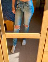 Shaping skinny Jeans regular waist Weite 28 Länge 32 destroyed 36 Bayern - Höchberg Vorschau