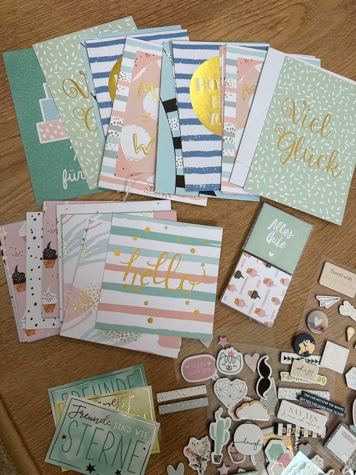 DIY basteln scrapbooking Paket Kunst Sticker Motive Party in Weiterstadt