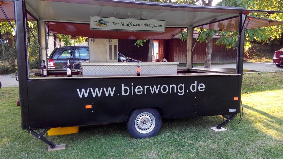 Ausschankwagen, Verkaufsanhänger,Bierwagen, BierWong zu vermieten in Pfatter