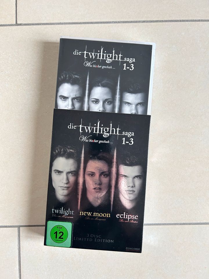 Twilight saga 1-3 DVD 3 disc new moon eclipse in Essenbach