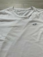 Hollister T-Shirt weiß S Herren Curved Hem Tee Used Look Bayern - Haßfurt Vorschau