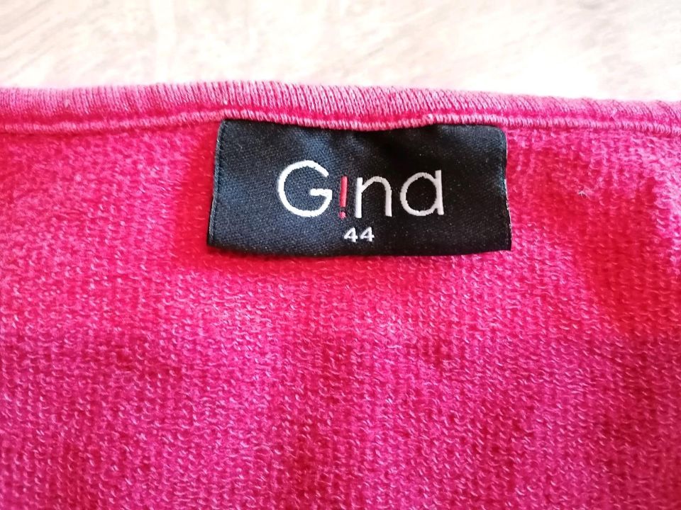 Gina Damen Pullover Gr 44 rot mit Sternen in Menden