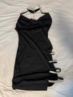 shein kleid schwarz mit glitzer Hessen - Bad Emstal Vorschau