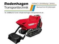 Kettendumper, motorisierte Schubkarre, Dumper mieten Brandenburg - Milmersdorf Vorschau